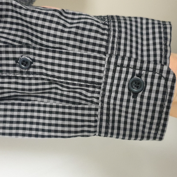 Revival shirt - black/grey checked, large - Picture 3 of 6